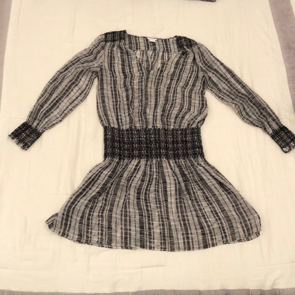 Club Monaco sheer sheath dress